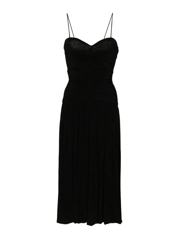 Isabel Marant Robe Au Genou - Noir