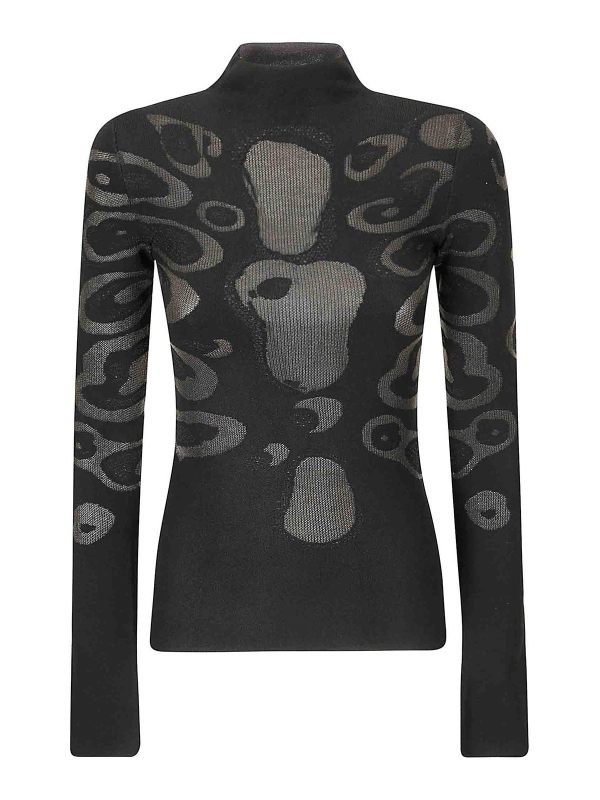 Ssheena Pull Col Rond - Noir