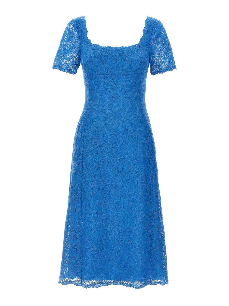 Ermanno Scervino Robe Au Genou - Bleu