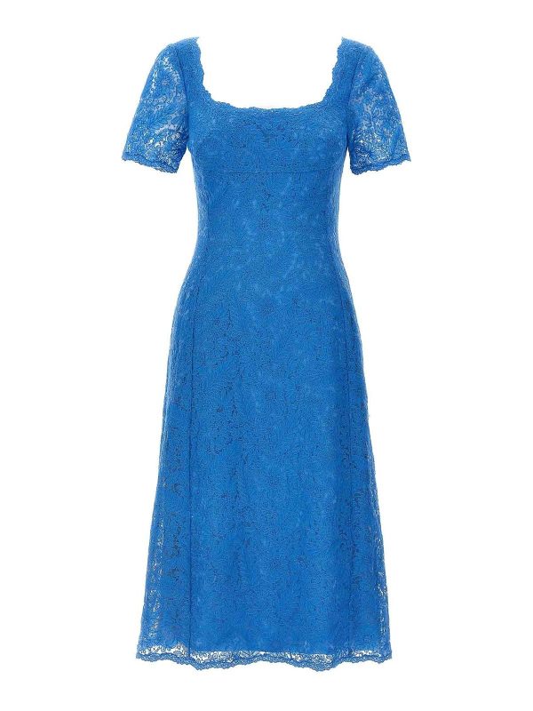 Ermanno Scervino Robe Au Genou - Bleu