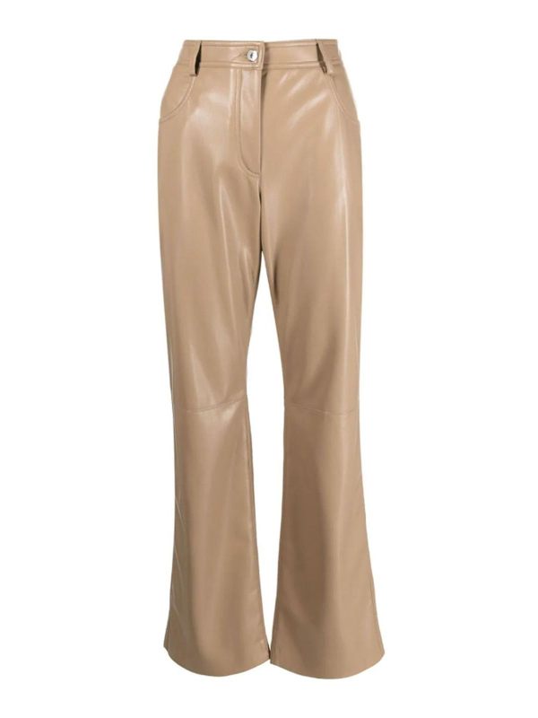 M. S.G. M. Pantalons En Cuir - Marron