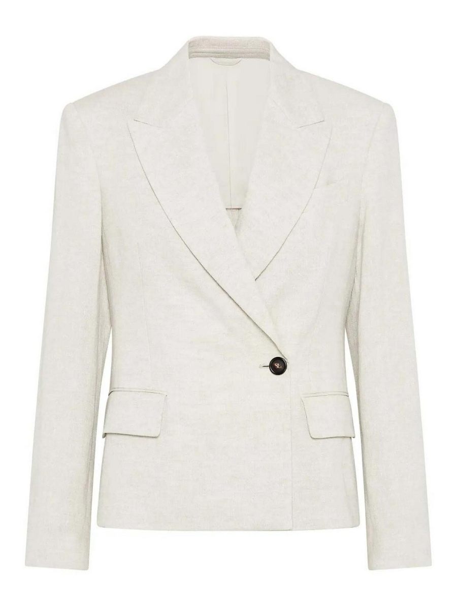 Brunello Cucinelli Blazer - Blanc