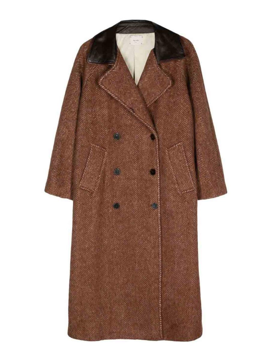 Alysi Manteau Court - Marron