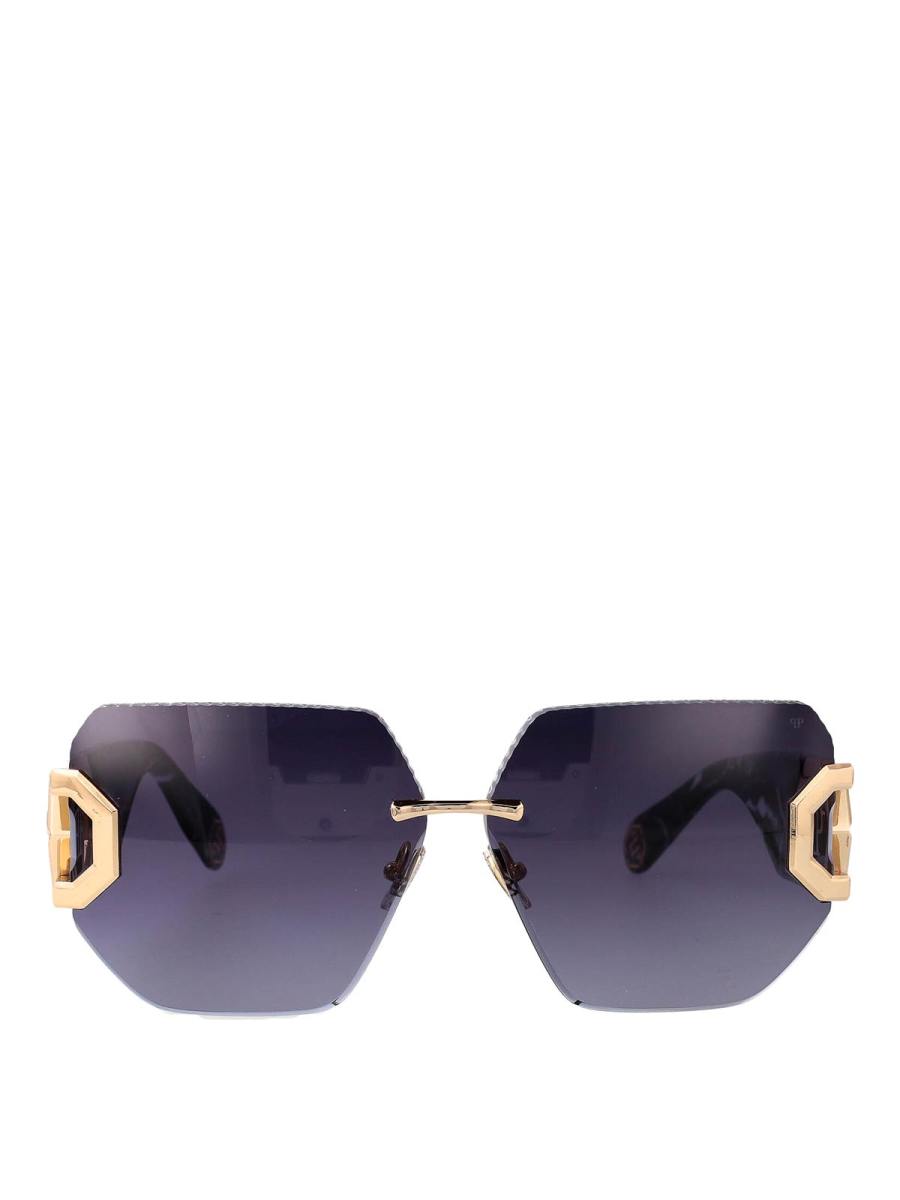 Philipp Plein Lunettes De Soleil - Bleu