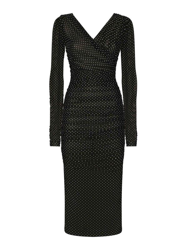 Dolce & Gabbana Robe Au Genou - Noir