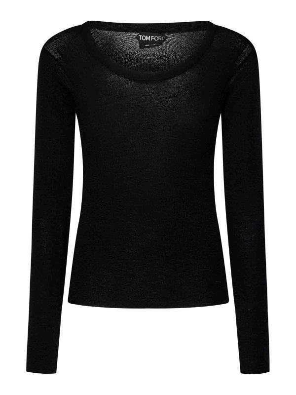 Tom Ford Pull Col Rond - Noir