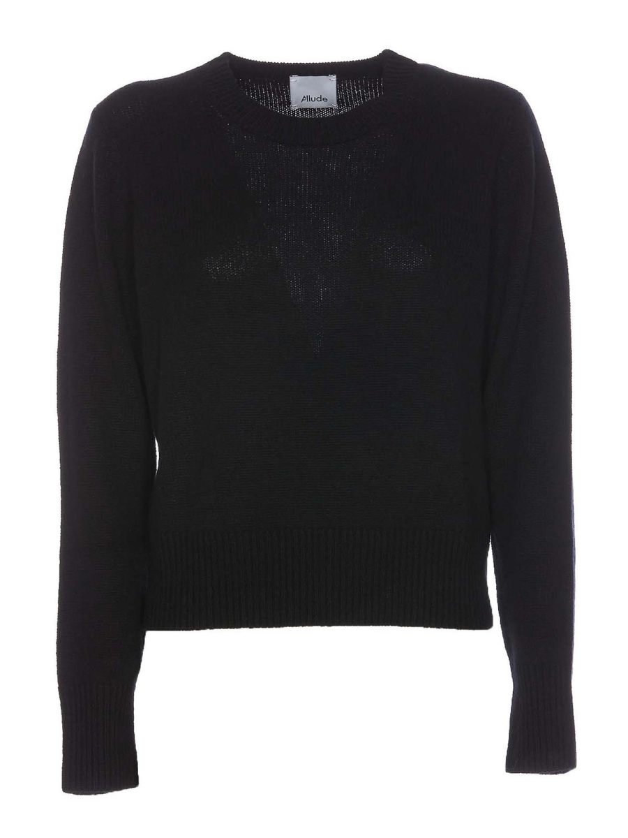 Allude Pull Col Rond - Noir