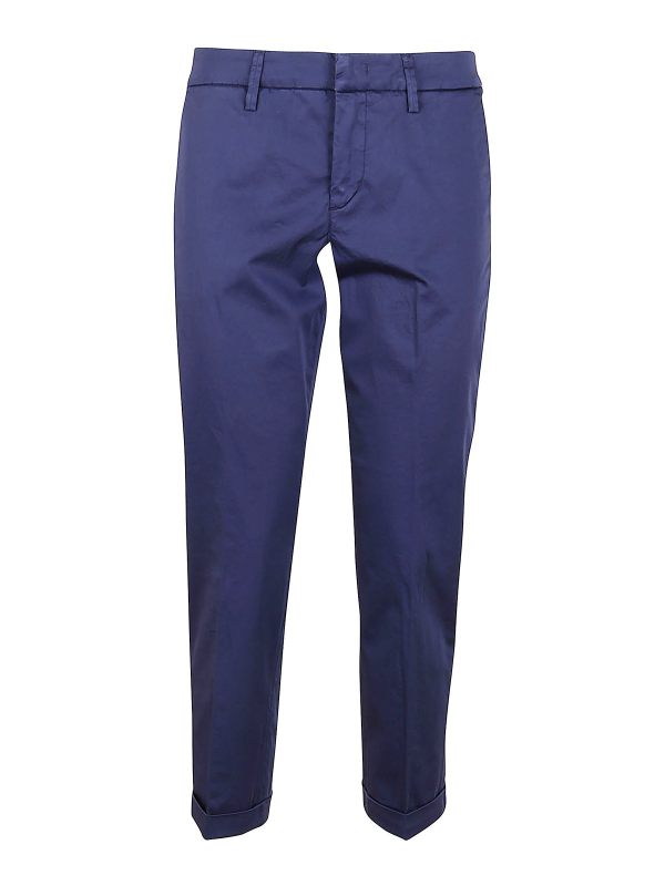 Fay Pantalons Décontractés - Bleu