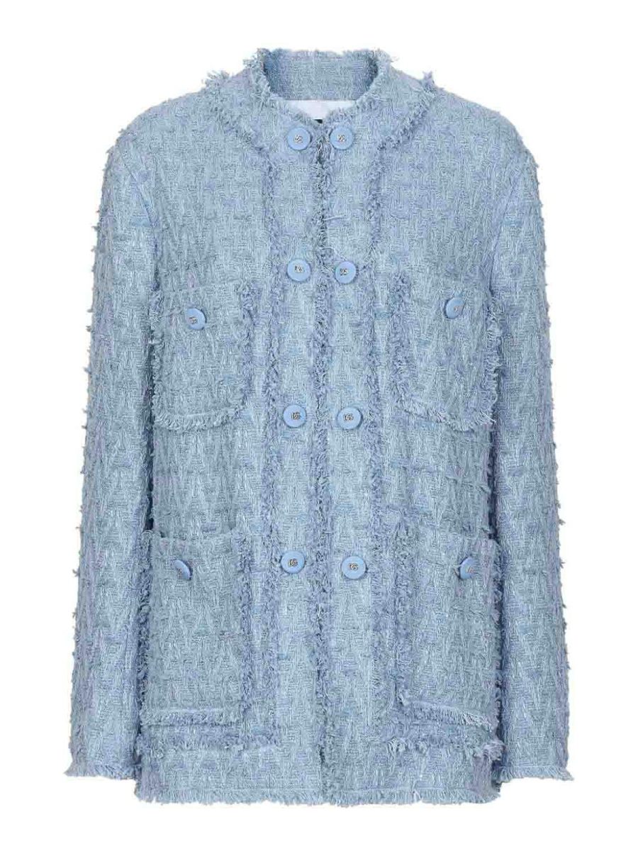 Dolce & Gabbana Veste Casual - Bleu Clair