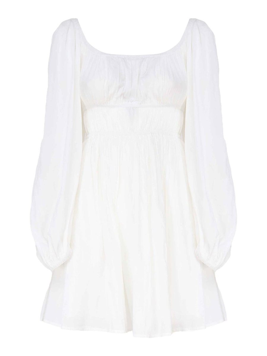 Pinko Maxi Robe - Blanc