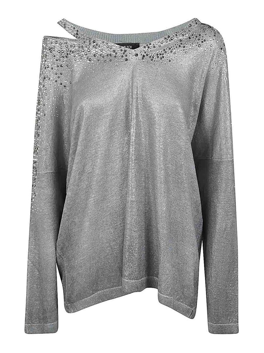 Avant Toi Pull À Col V - Blanc