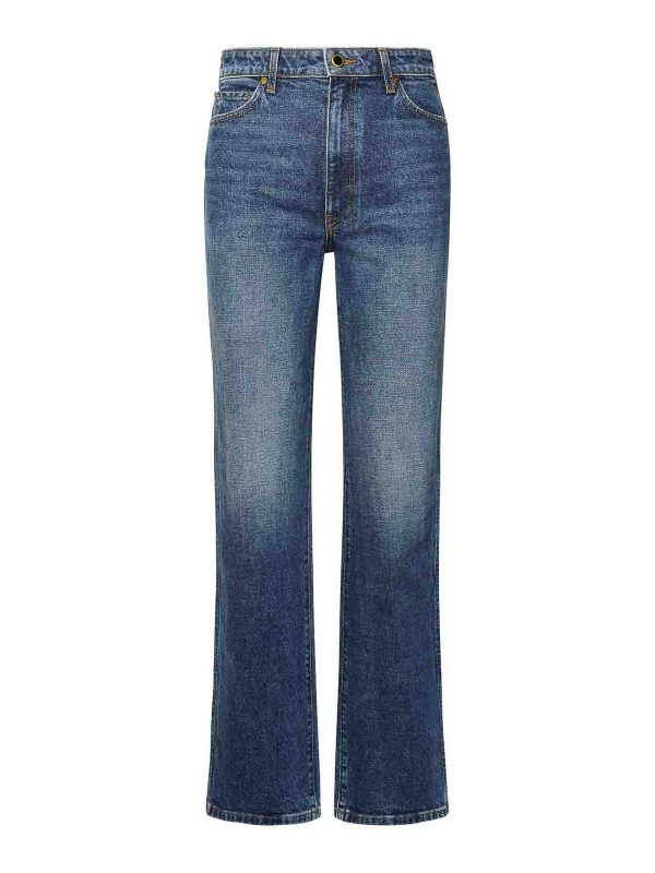 Khaite Jean Bootcut - Bleu