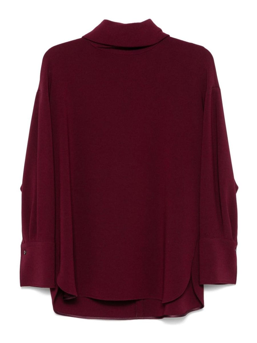 Alberto Biani Pull Col Rond - Rouge Brun