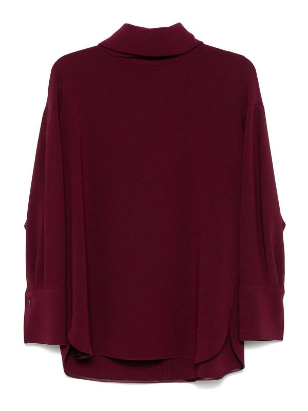 Alberto Biani Pull Col Rond - Rouge Brun