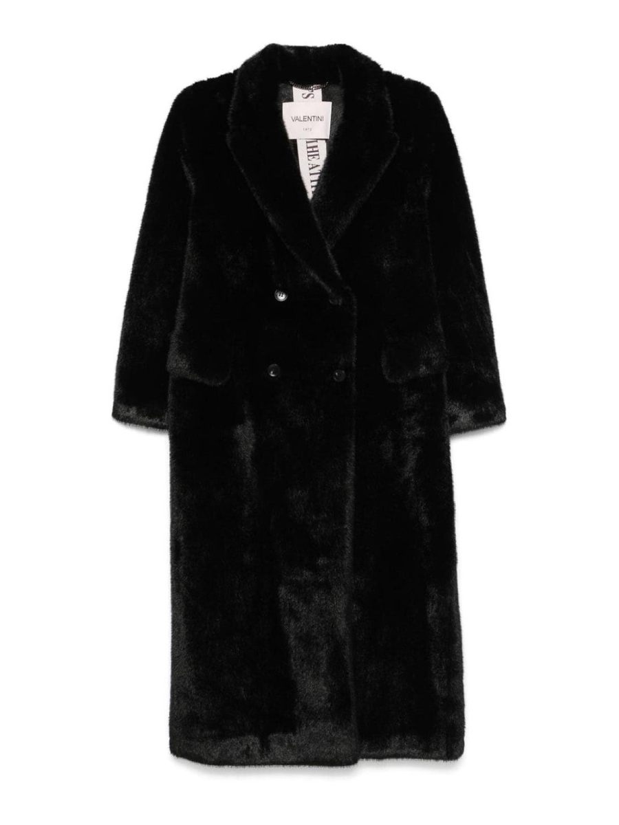 Valentini 1972 Manteau Court - Noir