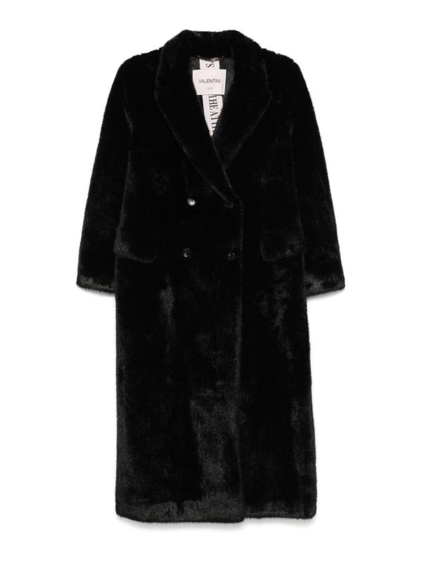 Valentini 1972 Manteau Court - Noir