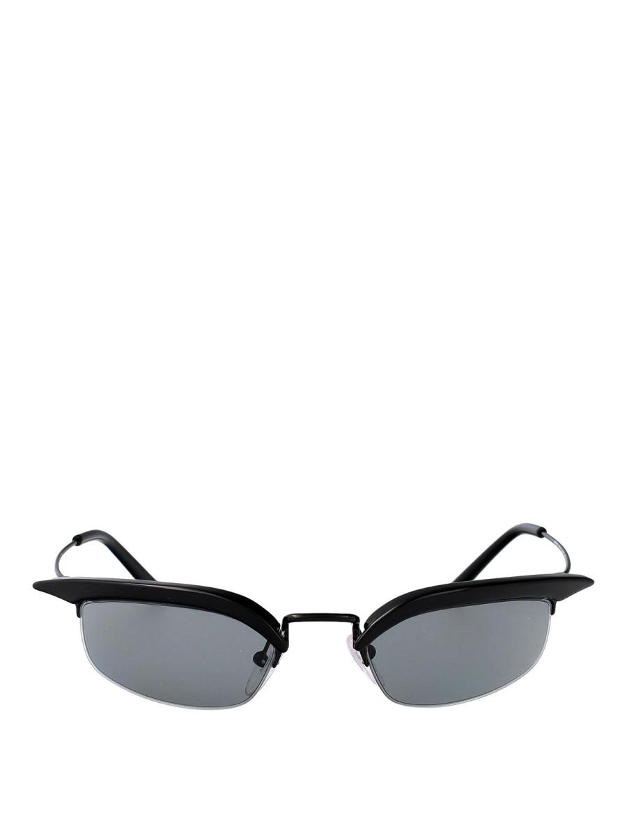Prada Lunettes De Soleil - Noir