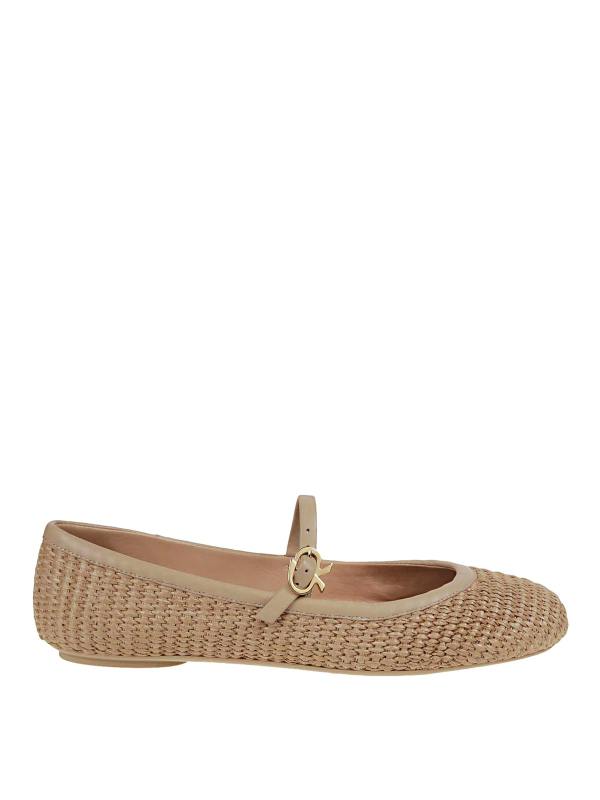Gianvito Rossi Ballerines - Beige