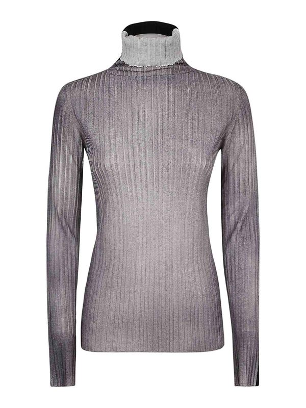 Cividini Pull Col Bateau - Gris