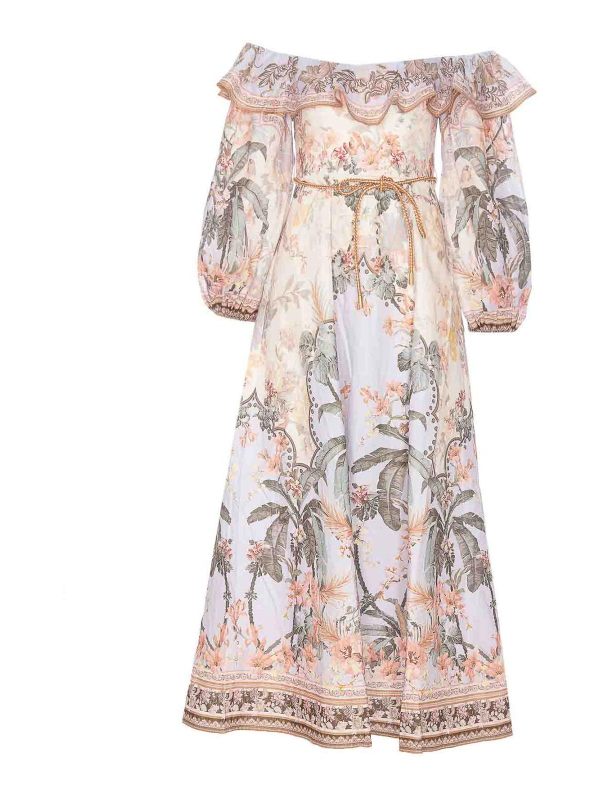 Zimmermann Robe Au Genou - Multicolore