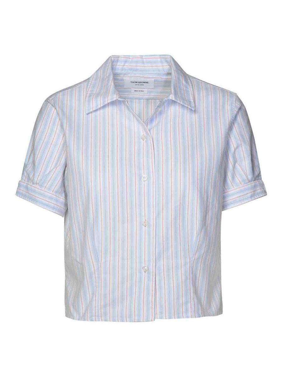 Thom Browne Chemise - Bleu Clair