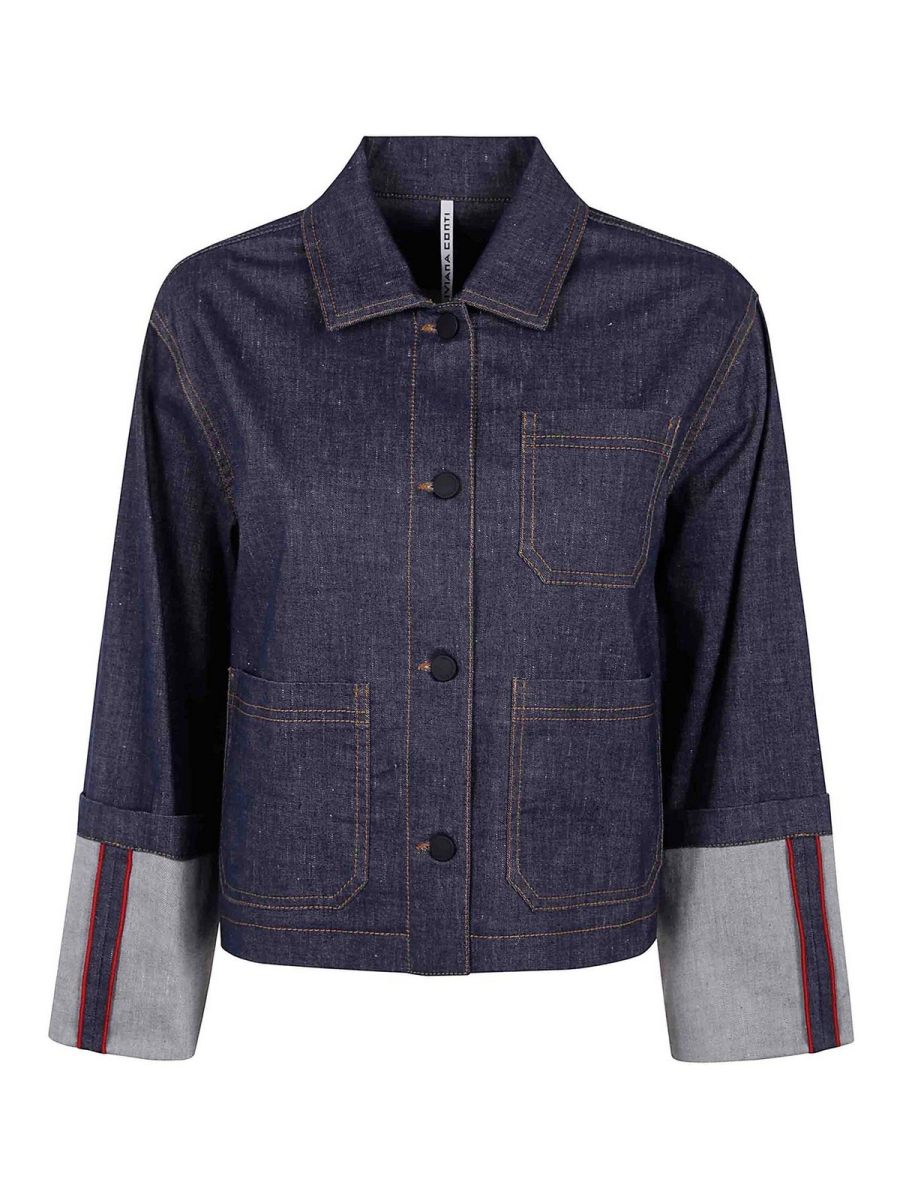 Liviana Conti Veste Casual - Bleu