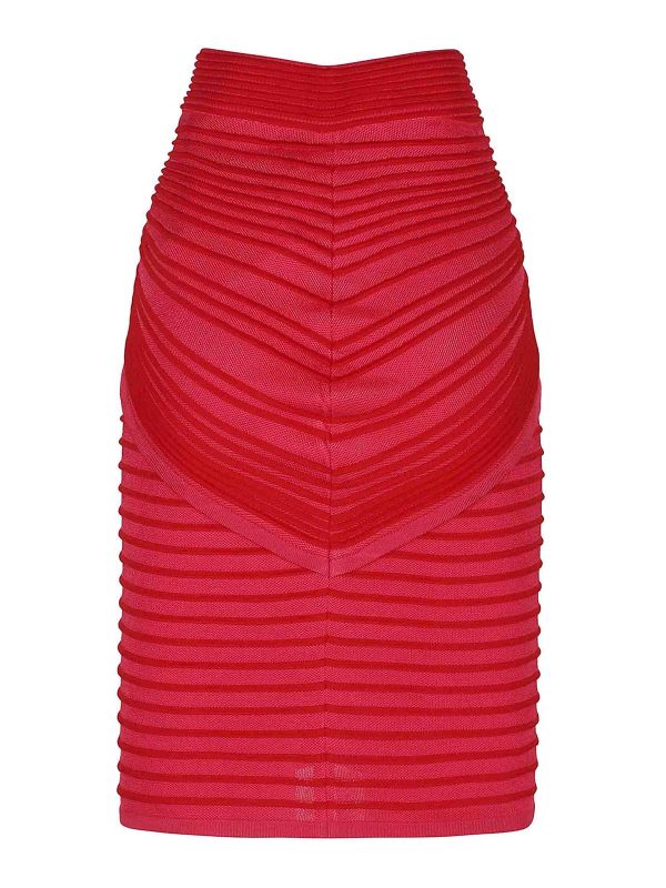 Balmain Jupe Midi - Multicolore