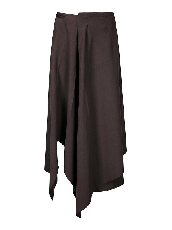 Our Legacy Jupe Midi - Marron