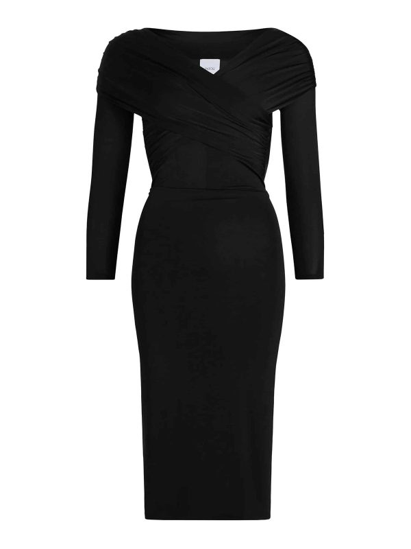 Patou Robe Au Genou - Noir
