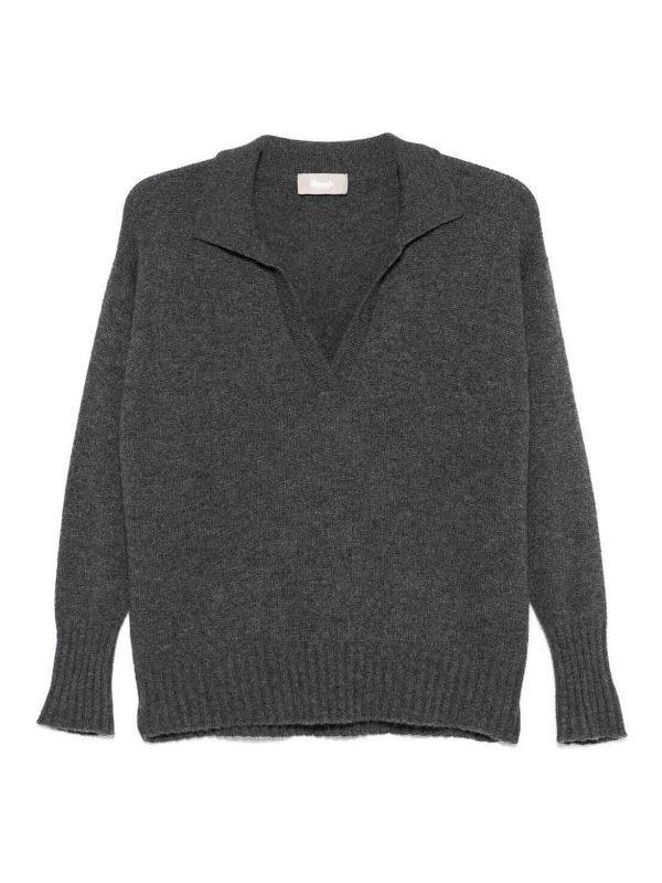 Drumohr Pull Col Roulé - Gris