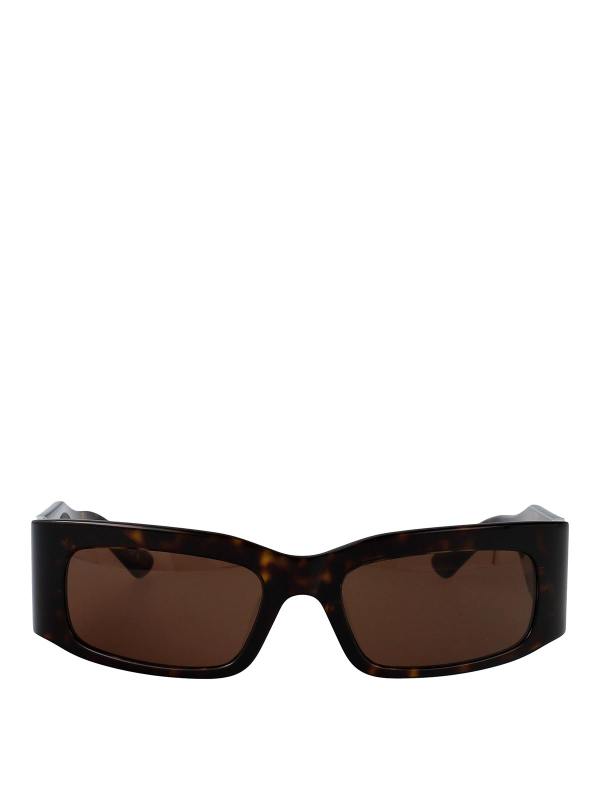 Balenciaga Lunettes De Soleil - Marron
