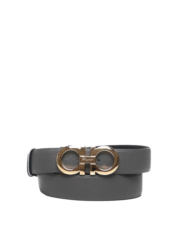 Salvatore Ferragamo Ceinture - Gris
