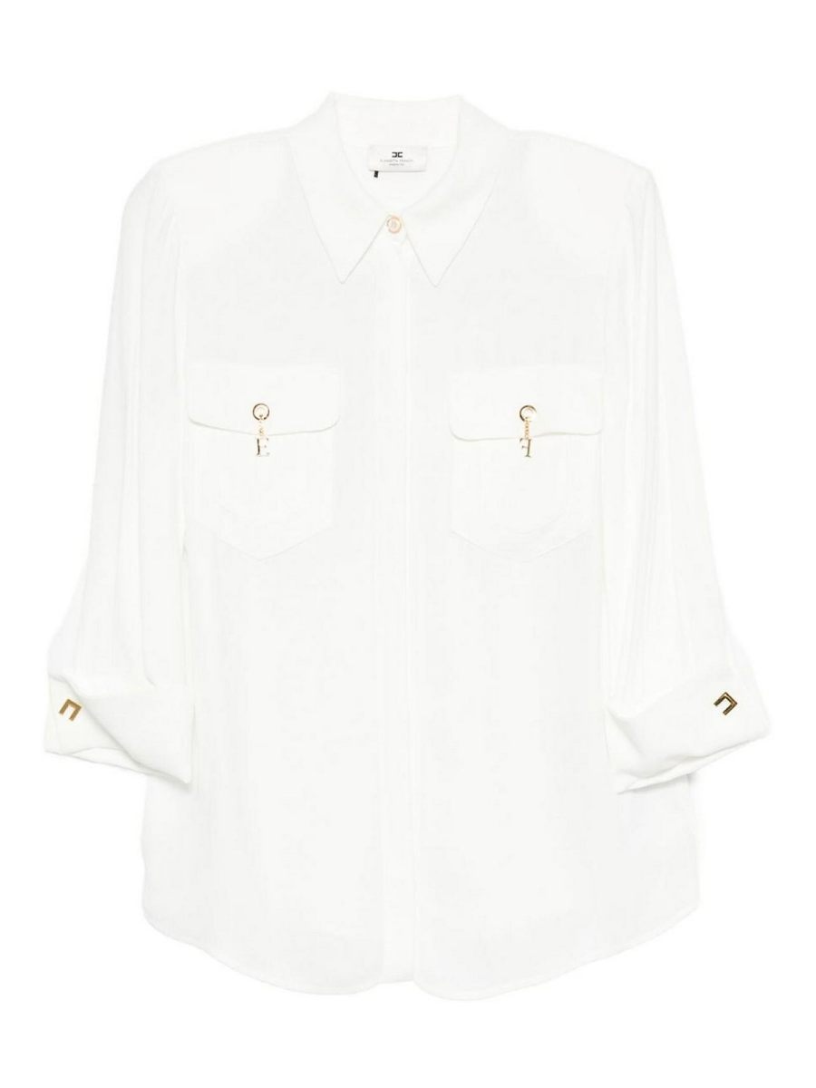Elisabetta Franchi Chemise - Blanc