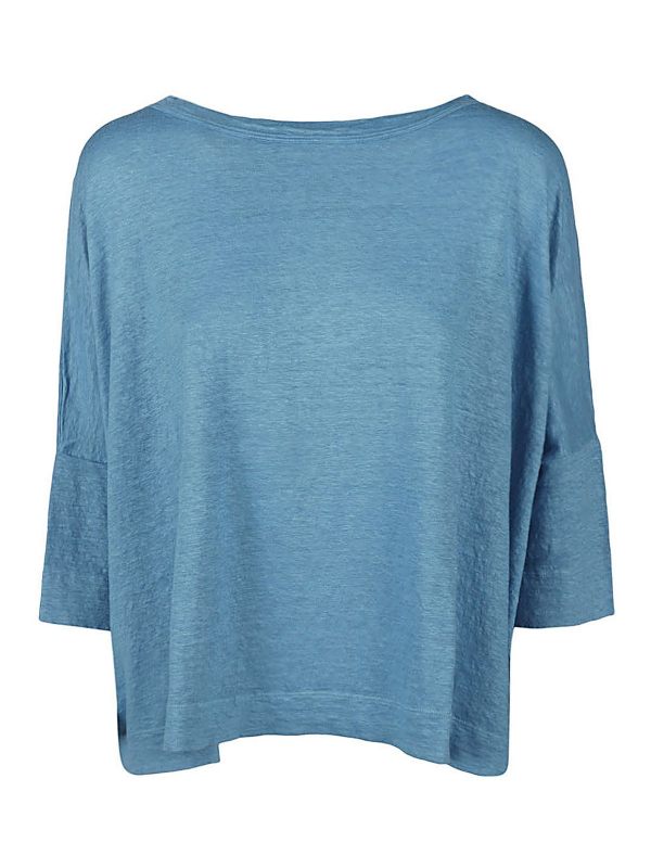 Shirt C-Zero Pull Col Rond - Bleu