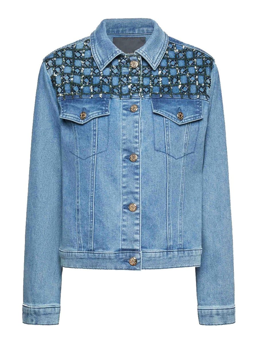 Elena miro' Veste En Jean - Denim