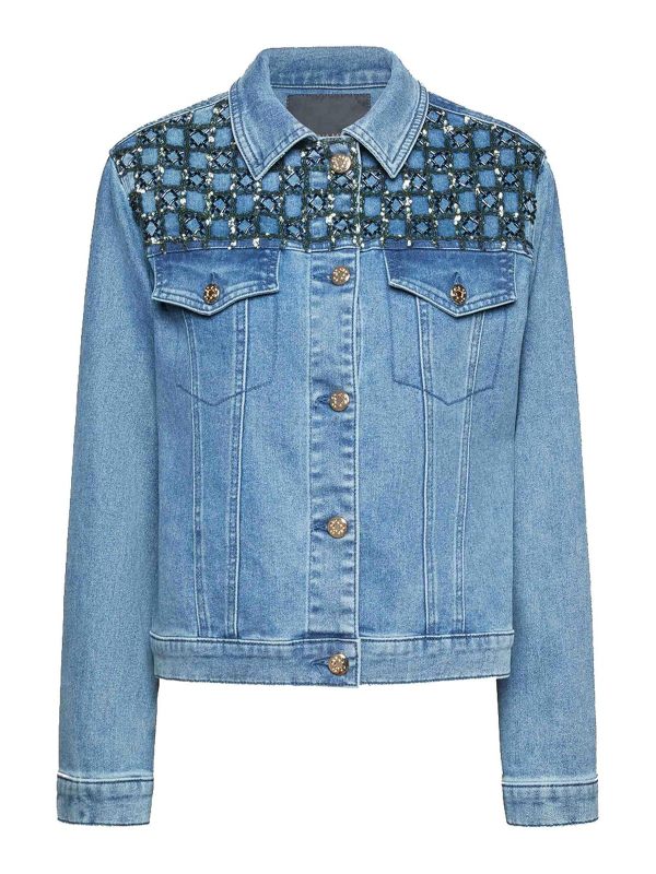 Elena miro' Veste En Jean - Denim