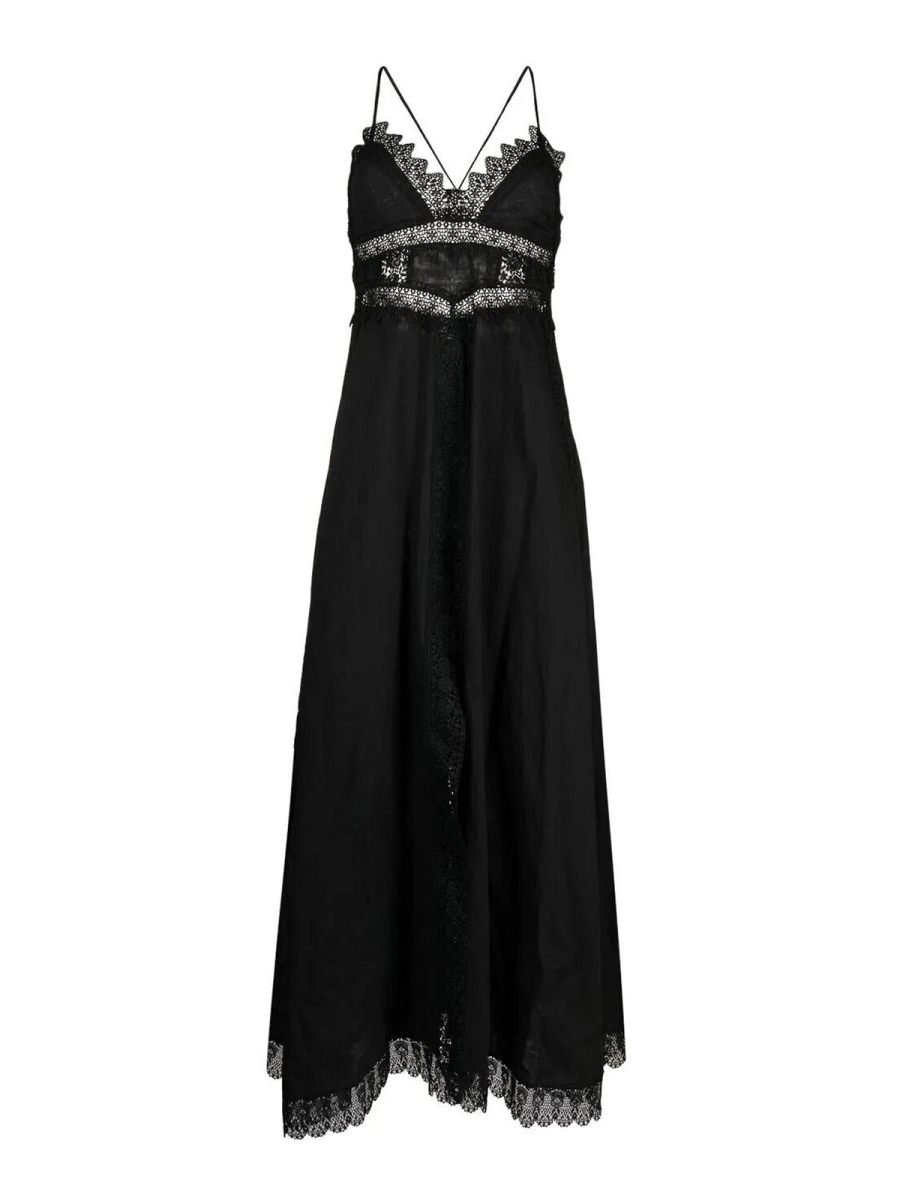 Charo Ruiz Maxi Robe - Noir