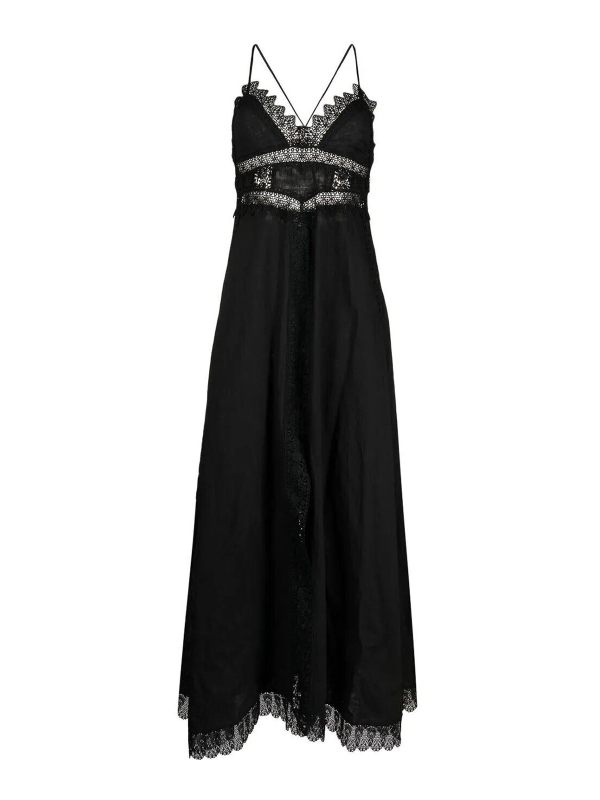 Charo Ruiz Maxi Robe - Noir