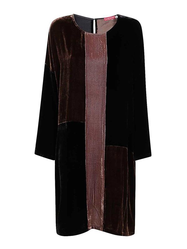 Bianco Levrin Robe Au Genou - Multicolore