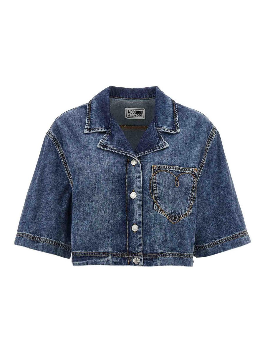 Moschino Jeans Chemise - Bleu