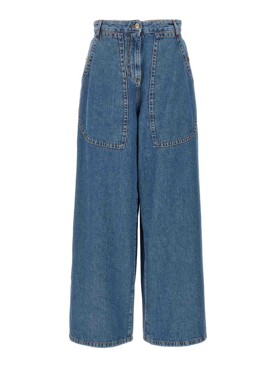 Etro Jean Droit - Bleu