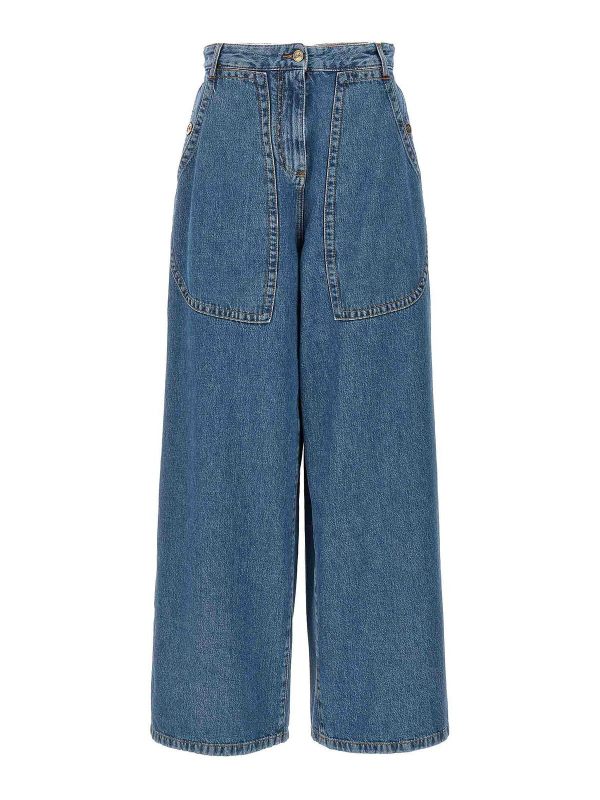 Etro Jean Droit - Bleu