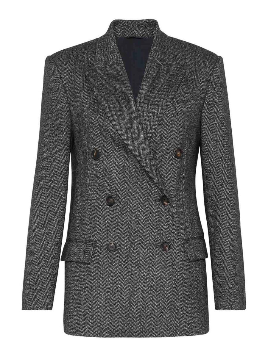 Brunello Cucinelli Blazer Couturier - Gris