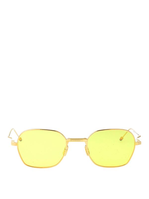 Thom Browne Lunettes De Soleil - Or
