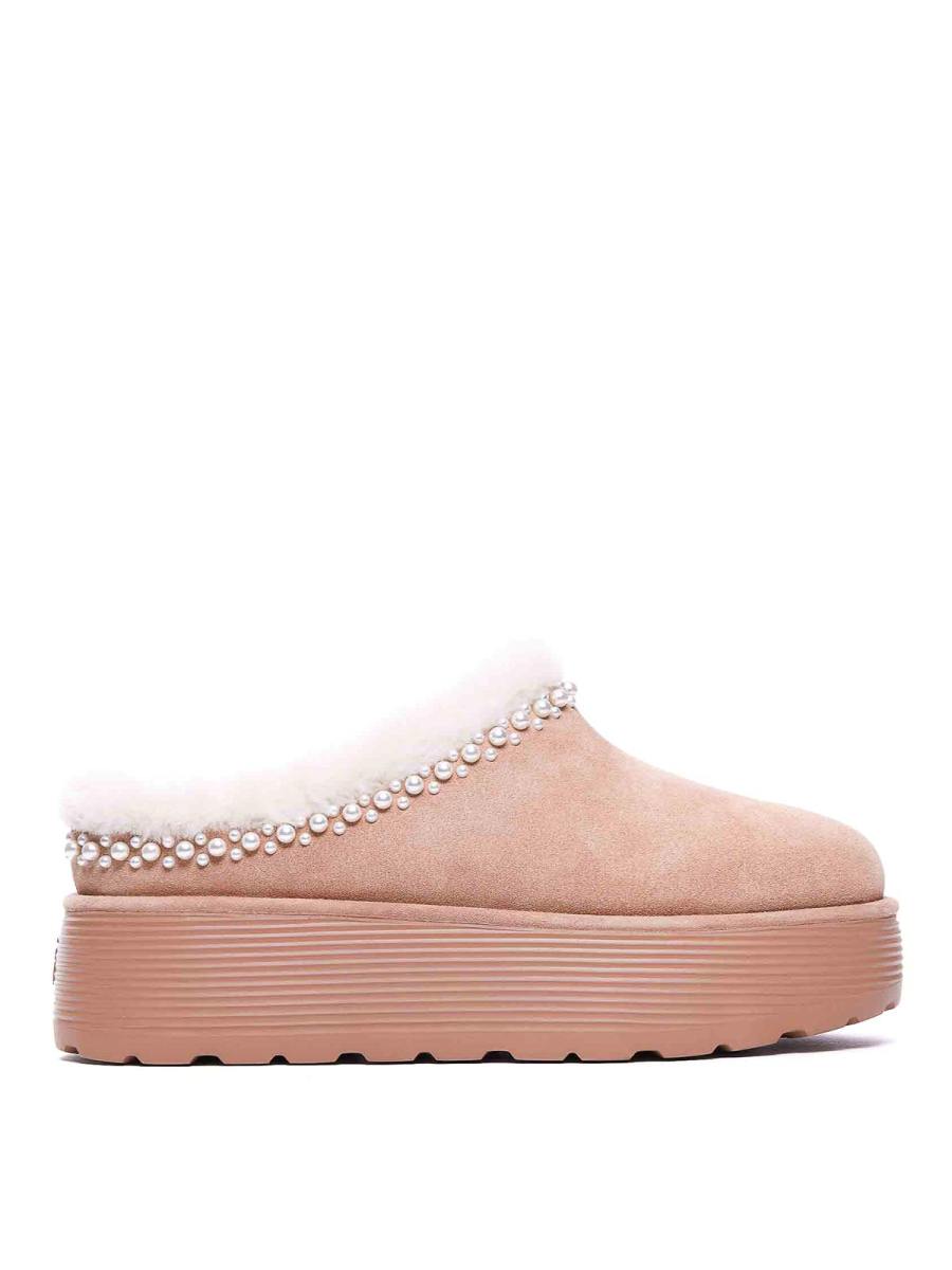 Stuart Weitzman Mules - Beige