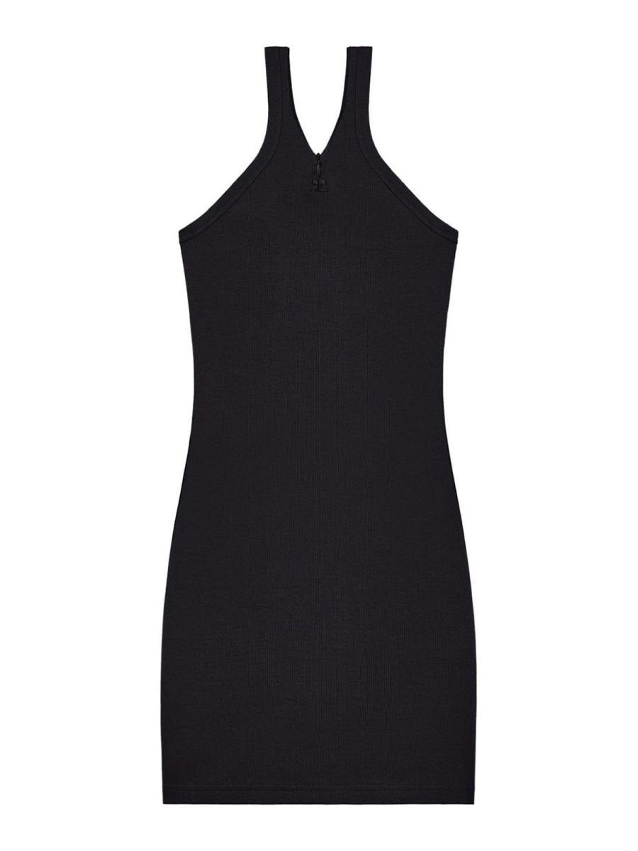 Courreges Robe Courte - Noir