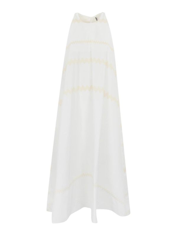 Liviana Conti Robe Au Genou - Blanc
