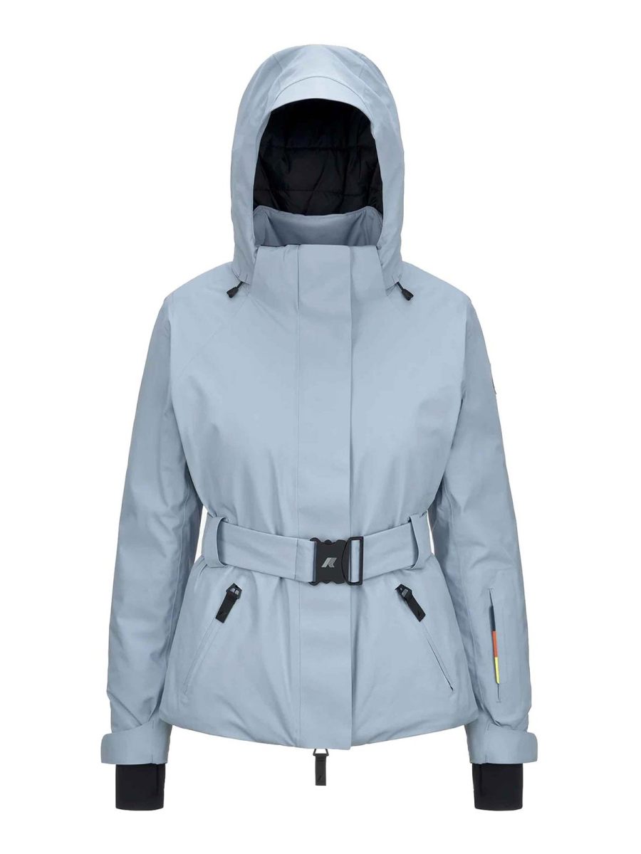 k-way Manteau Court - Bleu Clair
