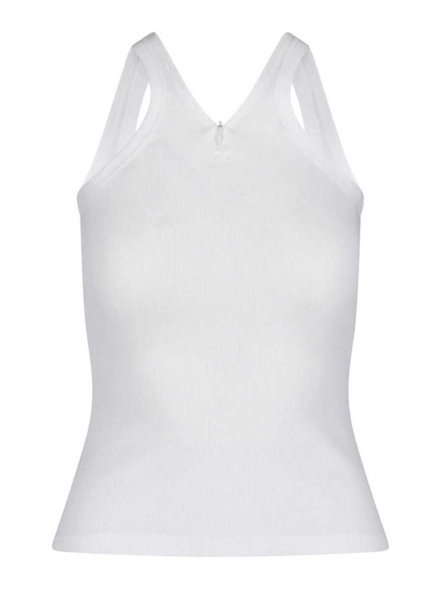 Courreges Top - Blanc