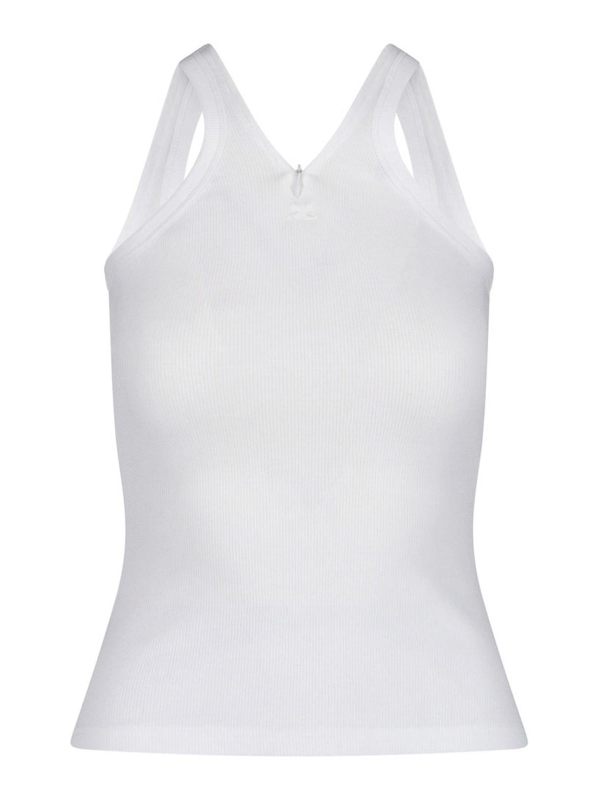 Courreges Top - Blanc
